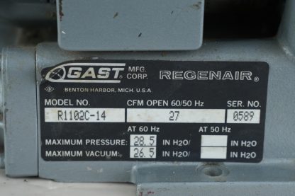 GAST VACUUM CHIP REMOVAL SYSTEM - Image 3
