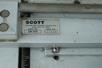 SCOTT MANUAL ENGRAVING MACHINE SM-300 - Image 2