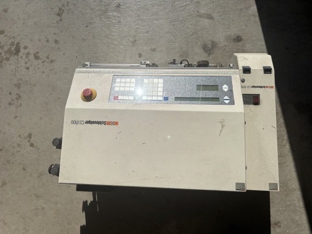 2x SCHLEUNIGER CS 9100 WIRE CUTTER & STRIPPER machine one working one for parts 2x SCHLEUNIGER CS 9100 WIRE CUTTER & STRIPPER machine one working one for parts - Image 8