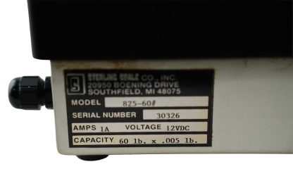 Sterling Model 825 60-lb. Capacity Benchtop Digital Counting Scale EMH223 - Image 5