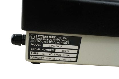 Sterling Model 825 100-lb. Capacity Benchtop Digital Counting Scale EMH221 - Image 3