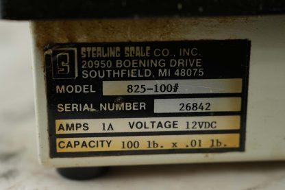 Sterling Model 825 100-lb. Capacity Benchtop Digital Counting Scale EMH224 - Image 5