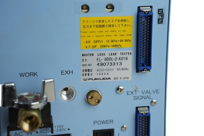 Fukuda FL-600L-2-X016 Master Less Leak Tester EMH272 - Image 4