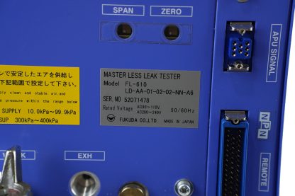 Fukuda FL-610-LD-AA-01-02-02-NN-A6 Master Leak Tester