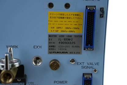Fukuda FL-600m-2 Master Less Leak Tester