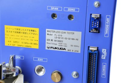 Fukuda FL-610-LD-02-01-02-02-NN-A6 Master Leak Tester