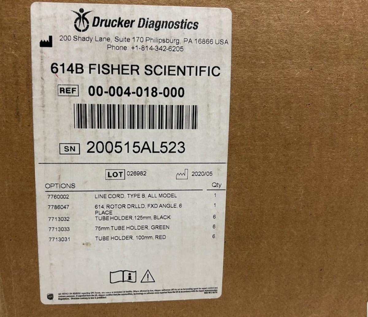 New in Box Fisher Scientific 614B Centrifuge EMH300 New in Box Fisher Scientific 614B Centrifuge EMH300 - Image 2