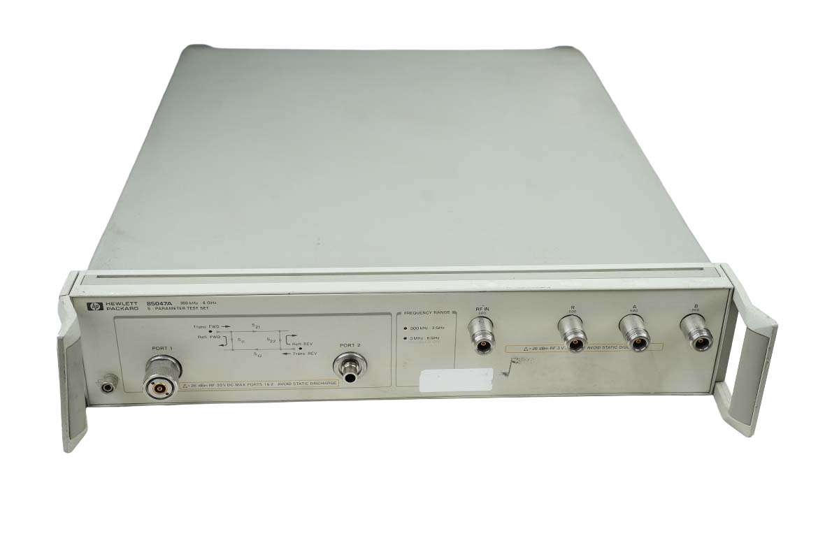 HEWLETT PACKARD MODEL 85047A PARAMETER TEST SET HEWLETT PACKARD MODEL 85047A PARAMETER TEST SET
