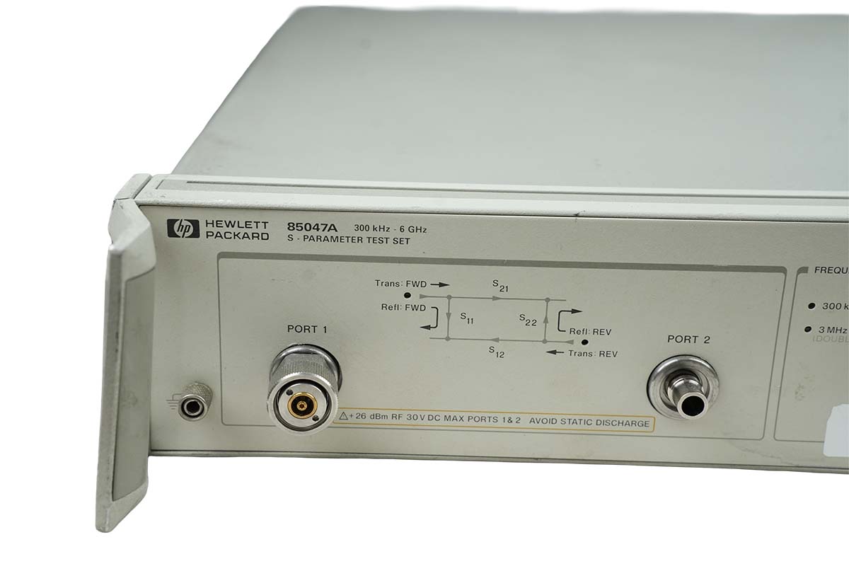 HEWLETT PACKARD MODEL 85047A PARAMETER TEST SET HEWLETT PACKARD MODEL 85047A PARAMETER TEST SET