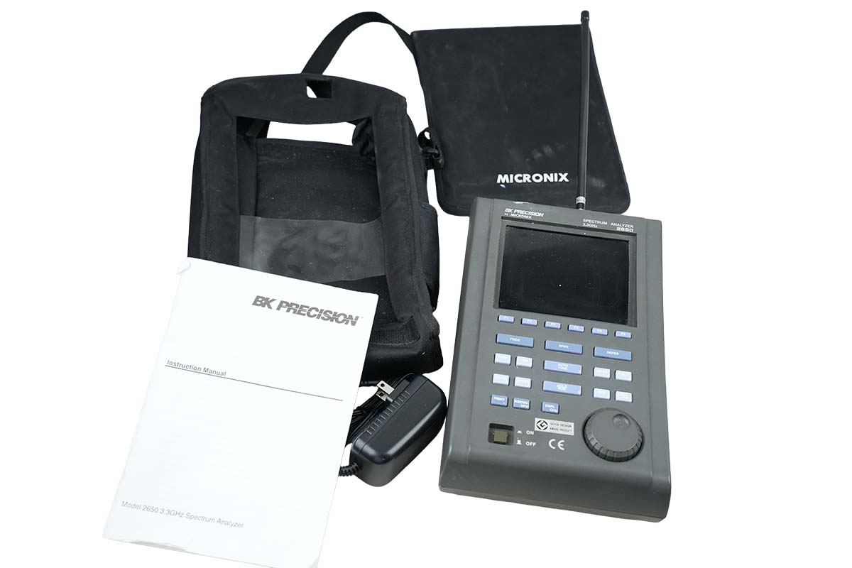 BK PRECISION MODEL 2850 3.3 GHZ SPECTRUM ANALYZER WITH CASE BK PRECISION MODEL 2850 3.3 GHZ SPECTRUM ANALYZER WITH CASE