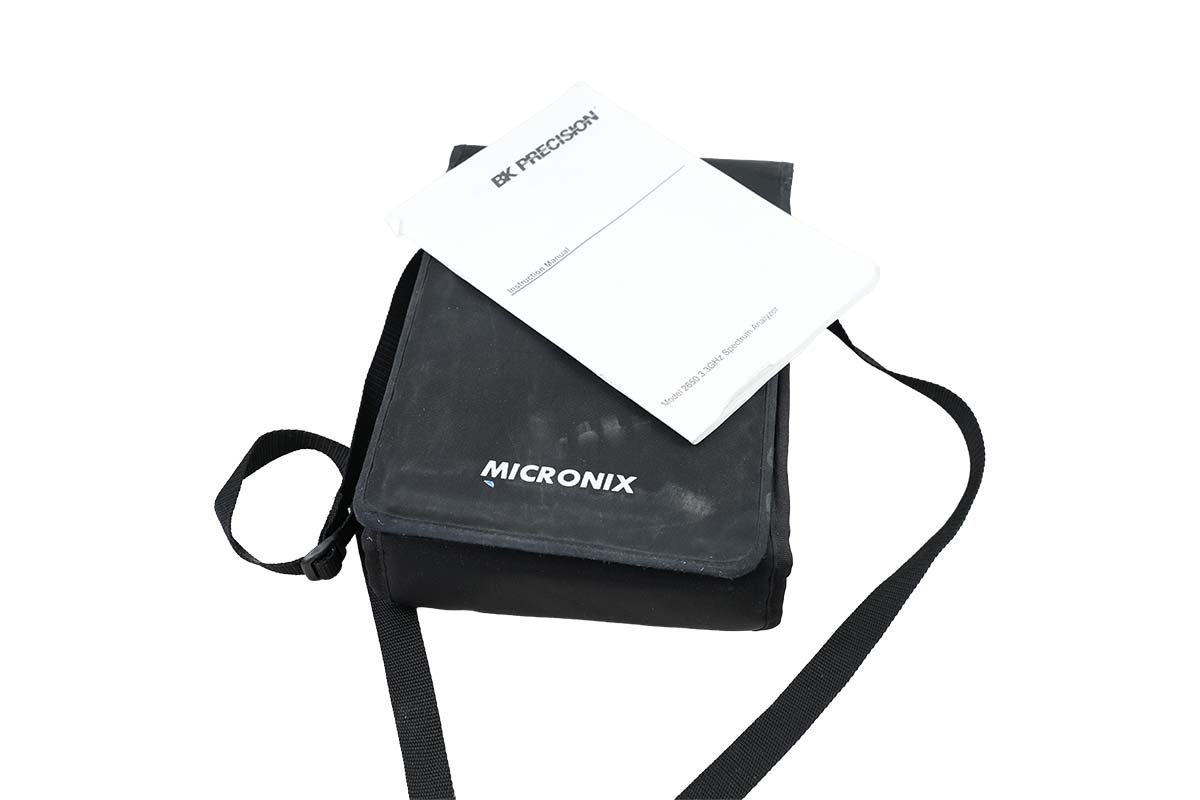 BK PRECISION MODEL 2850 3.3 GHZ SPECTRUM ANALYZER WITH CASE BK PRECISION MODEL 2850 3.3 GHZ SPECTRUM ANALYZER WITH CASE
