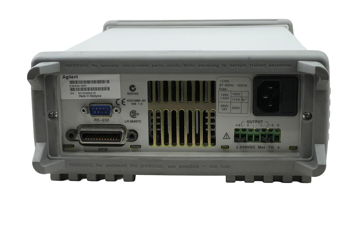 Agilent Technologies Dc Power Supply E3640a EMH316 Agilent Technologies Dc Power Supply E3640a