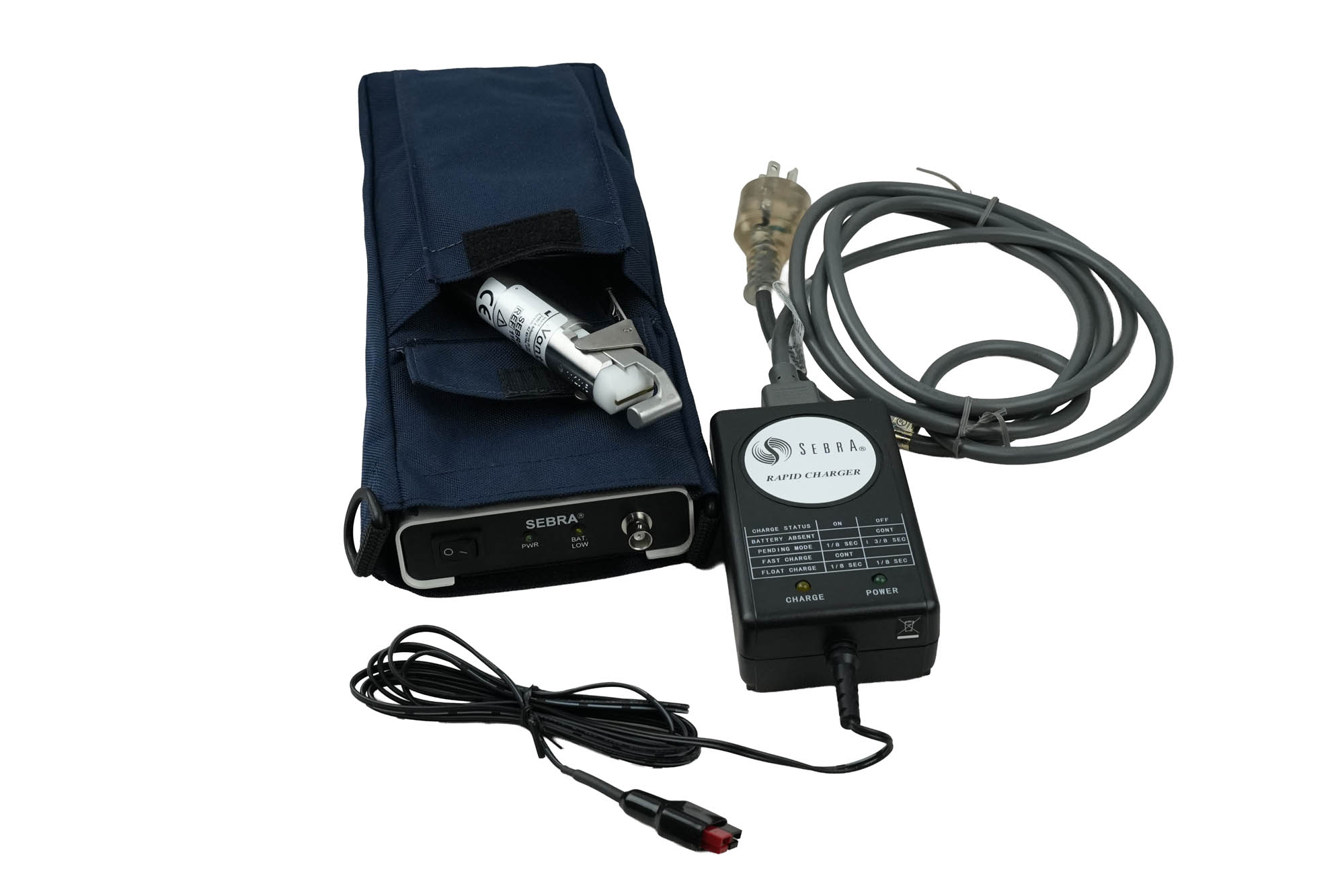 SEBRA Model 2380 hand-held tube sealer sealing head 1105 SEBRA Model 2380 hand-held tube sealer sealing head 1105