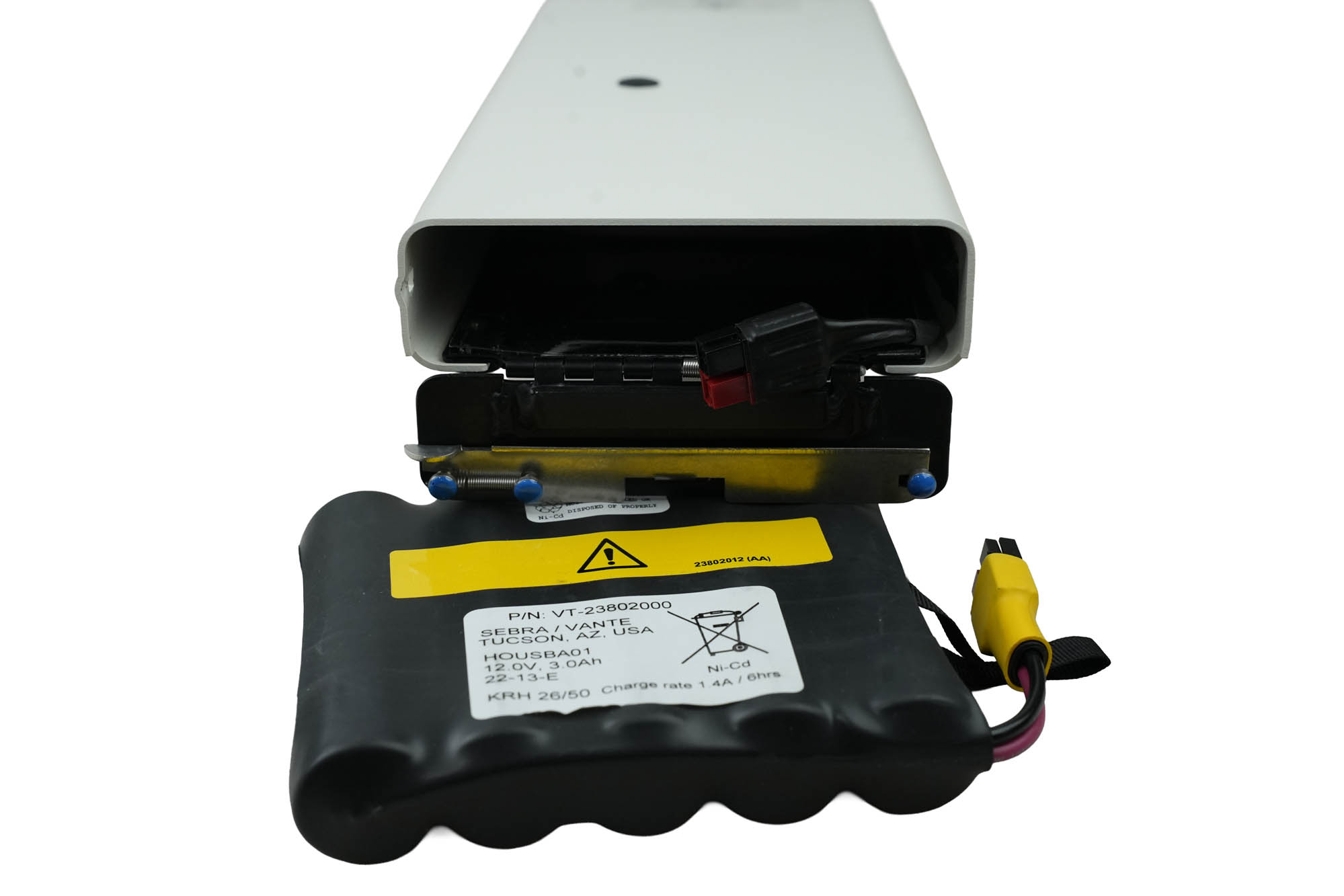 SEBRA Model 2380 hand-held tube sealer sealing head 1105 SEBRA Model 2380 hand-held tube sealer sealing head 1105