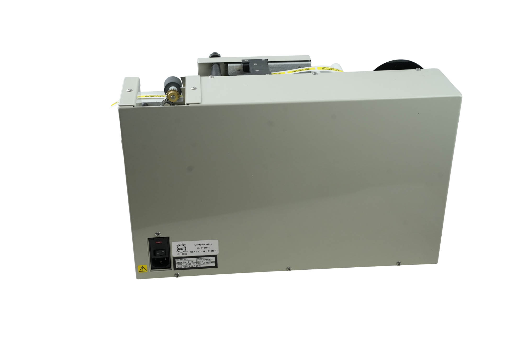 Auto-Wrap Medical Packaging Syringe Labeler SL-1 Auto-Wrap Medical Packaging Syringe Labeler SL-1