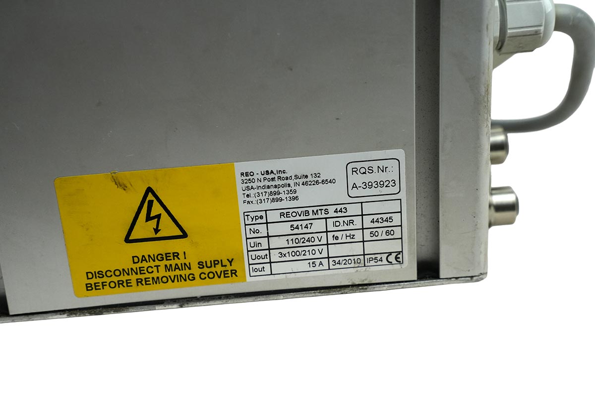 REOVIB MTS 443 Controller REOVIB MTS 443 Controller