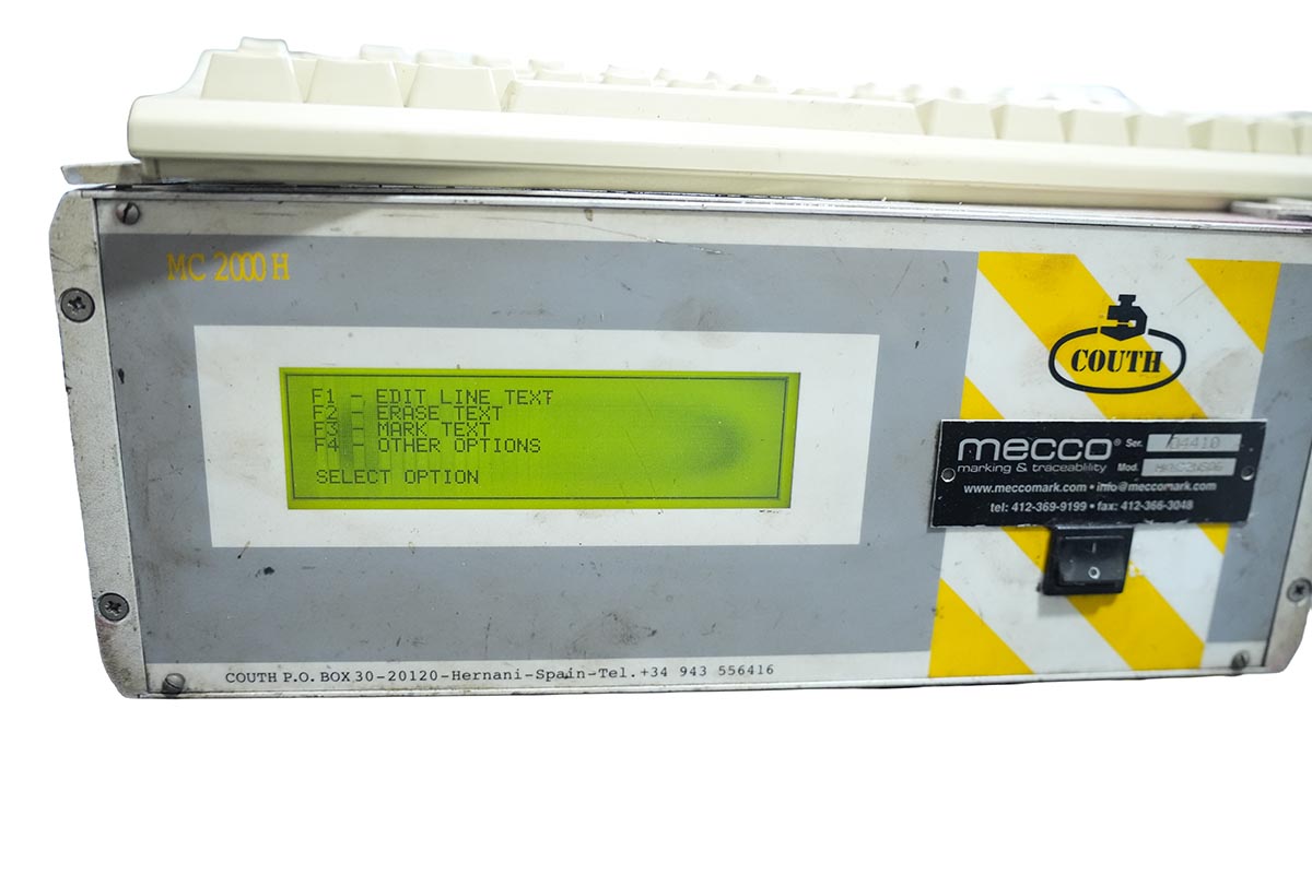 COUTH MECCO MC-2000H Dot Peen Marking System HKP Handheld OUTH MECCO MC-2000H Dot Peen Marking System HKP Handheld