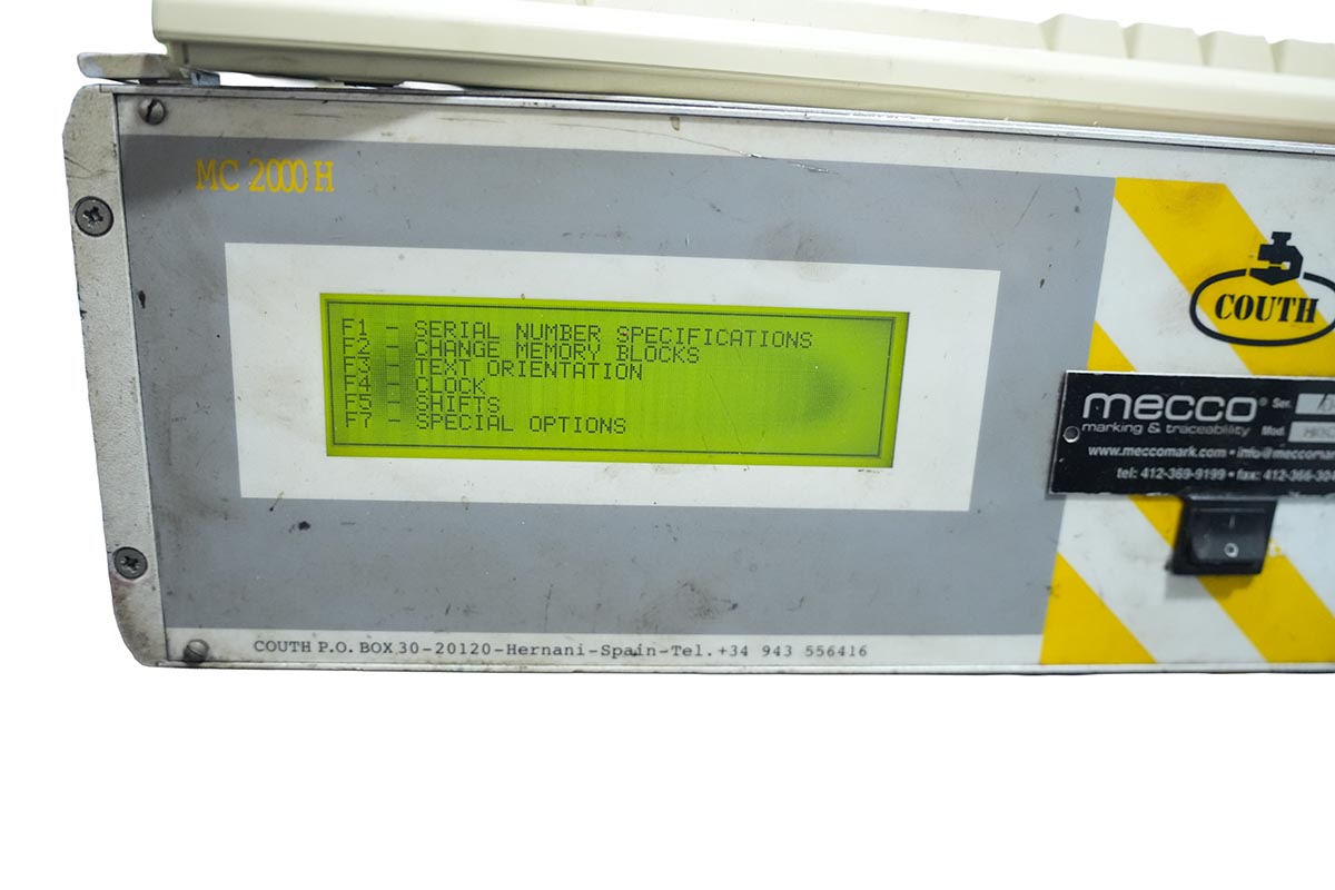 COUTH MECCO MC-2000H Dot Peen Marking System HKP Handheld OUTH MECCO MC-2000H Dot Peen Marking System HKP Handheld