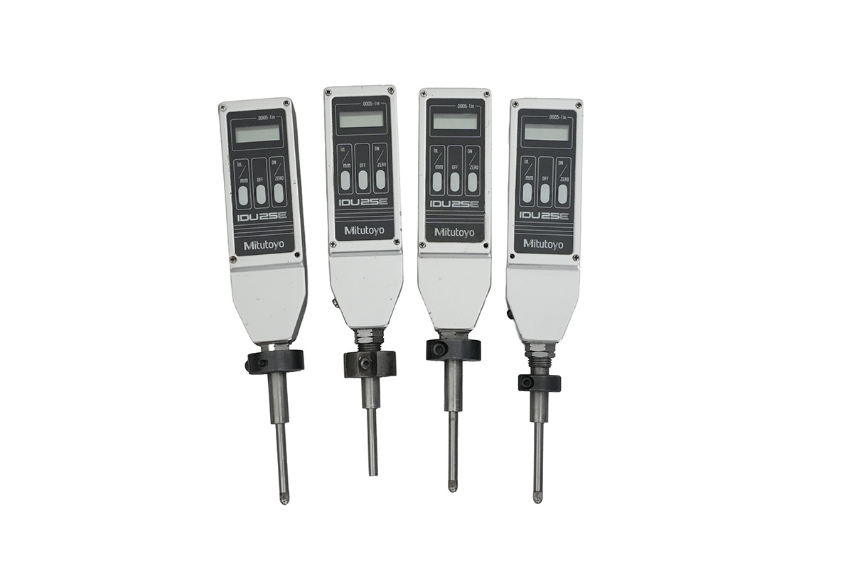 4 Mitutoyo Model IDU25E Absolute Digimatic Indicators for parts or repair 4 Mitutoyo Model IDU25E Absolute Digimatic Indicators for parts or repair
