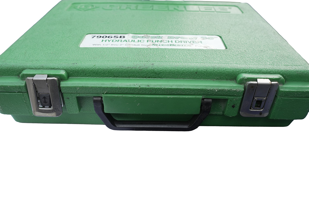 GREENLEE QUICK DRAW 90 HYDRAULIC PUNCH DRIVER GREENLEE QUICK DRAW 90 HYDRAULIC PUNCH DRIVER