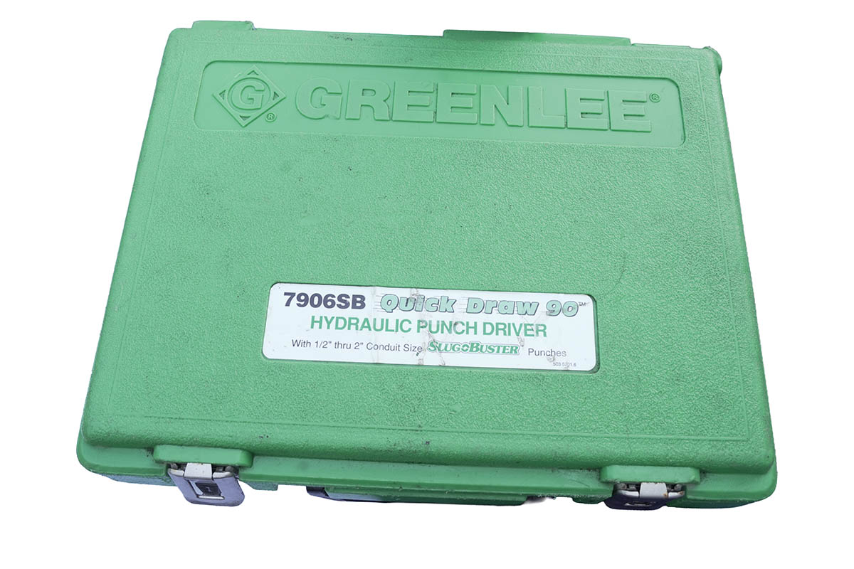 GREENLEE QUICK DRAW 90 HYDRAULIC PUNCH DRIVER GREENLEE QUICK DRAW 90 HYDRAULIC PUNCH DRIVER