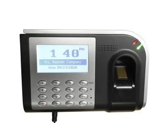 InfoTronics IDpunch 7 FR Biometric Fingerprint Employee Time Clock w/ Adapter