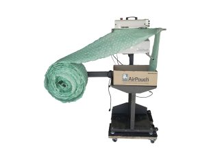 Autobag AirPouch FastWrap Bubble Wrap Machine with Powered Winder & Stand